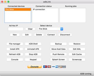 adbLink - connected devices