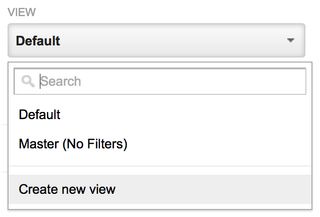 Google Analytics | New View