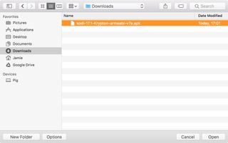 adbLink - installing Kodi
